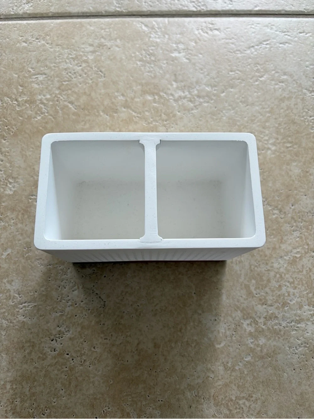 White Toothbrush Holder